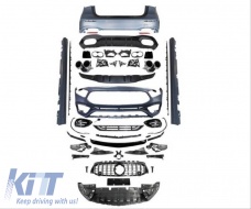image-12-Body Kit suitable for Mercedes-Benz A-Class W177 19+ Hatchback A Design A45 Look