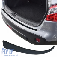 image-23-Rear Bumper Protector suitable for Nissan Qashqai +2 07-13 Plastic Black