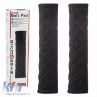 image-74-Seat Belt Cover Swiss 26x6.3cm Black With Black Seam 2 Pcs CSΡ2200