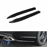 image-25-Rear Bumper Side Splitters suitable for Mercedes-Benz E-Class W212 09-13 A Design E63 Version Gloss Black Maxton Design 2 pcs