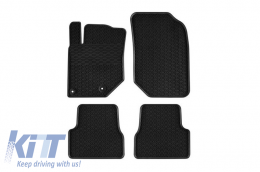image-35-Rubber Car Mats Geyer & Hosaja suitable for Opel Corsa F / Peugeot 208 2019+ / Opel Mokka 2020+ 4 Pieces Black 901/4C