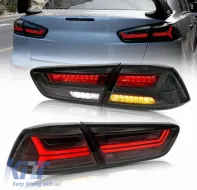 image-43-Tailights Set Suitable for Mitsubishi Lancer X 08-17 Led Bar Smoke VLAND