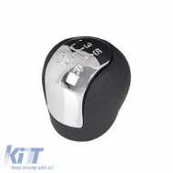 image-17-Shift Knob Black/Chrome suitable for Opel Vectra C With 5 Speed GK3486