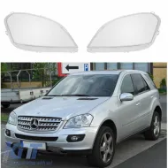 image-69-Headlights Lens Glasses suitable for Mercedes-Benz ML-Class W164 05-08 2 Pcs