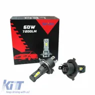 image-63-Led Kit Led H4 / HB2 / 9003 12volt 60watt 7200lm 2 pcs