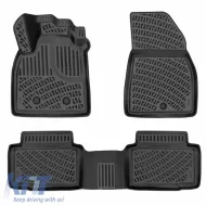 image-36-Car Mats 3D from Rubber TPE suitable for Dacia Duster 2WD 2024 - Eco G & E-Tech Full Hybrid Rizline 4 Pcs Black