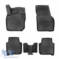 image-44-Car Mats 3D From Rubber TPE Suitable for Skoda Kodiaq 2024 - Rizline 4 Pcs Black
