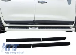 image-0-Door Strips suitable for Nissan Navara NP300 2015-2020 Set 4 Pcs