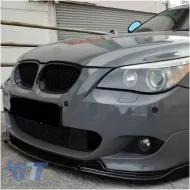 image-43-Front Spoiler suitable for BMW 5 E60 2003-2011 Hamman Look ABS Plastic Glossy Black 1pc