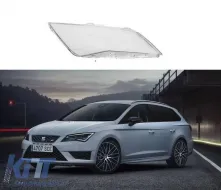 image-6-Headlight Len Glass Right Suitable For Seat Leon III (12-20) 1 Pc