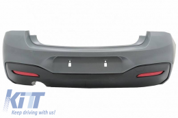 image-28-Rear Bumper suitable for BMW 1 F20 LCI / F21 LCI 15-19 Facelift M-Tech Look