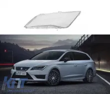 image-7-Headlight Len Glass Left Suitable For Seat Leon III (12-20) 1 Pc