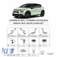 image-31-Side Step Brackets (Dma) suitable for Citroën C3 Aircross 2017- Suv I / C4 Cactus 2014- Suv I