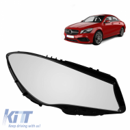 image-30-Headlight Len Glass Right Suitable For Mercedes-Benz CLA W117 Facelift 16-19 1 Pc