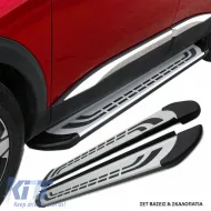 image-18-Side Steps suitable for Skoda Kodiaq 2024- FABA Silver-Black 183cm 2 Pieces Aluminium