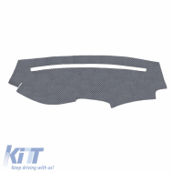 image-22-Protective Dashboard Cover Suitable for BMW E46 97-06 Carbon Grey Fabric