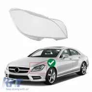 image-30-Headlight Len Glass Right Suitable For Mercedes-Benz CLS W218 Pro Facelift 10-14 1 Pc
