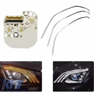 image-60-Led DRL Module & DRL Tube suitable for Mercedes-Benz S-Class W222 Facelift 2018-2020 Left Light