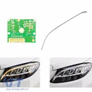 image-27-Led DRL Module & DRL Tube suitable for Mercedes-Benz C-Class W205 Facelift 2019-2021 High Spec Left Light
