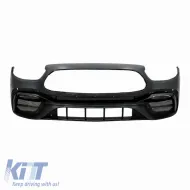 image-23-Front Bumper suitable for Mercedes-Benz E-Class W213 / S213 20-23 Facelift A Design 63s Look Black Edition