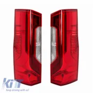 image-67-Tailights Set Suitable for Mercedes Sprinter W907 / W910 2018-2026 Full Led Red/Smoke Carner