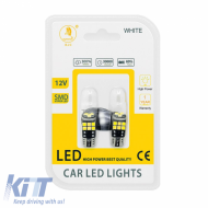 image-23-Led Bulbs T10 12volt 15 Led White Color 2 Pieces