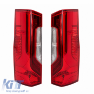 image-6-Taillights Set Suitable for Mercedes Sprinter W907 / W910 2018-2026 Full Led Red/Smoke Carner