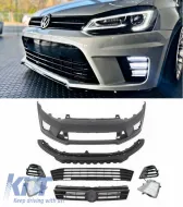 image-36-Front Bumper suitable for VW Polo 6R (2009-2017) WRC Look With Grille & Led Fog Light