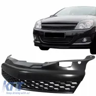 image-55-Front Grille suitable for Opel Astra H 3D GTC 04-07 Honeycomb Badgeless Mat Black 1Pc