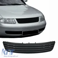 image-60-Front Grille suitable for VW Passat 3B 96-00 Badgeless Black 1 Pc
