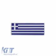 image-77-Sticker Mark Greek Flag 8cm x 3cm With Enamel Coating 1 Piece 20933