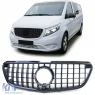 image-69-Sport Grille Gloss Black for Mercedes Vito W447 Pre-Facelift 2014-2019