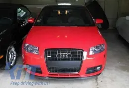 image-73-Front lip spoiler / knife / add-on suitable for Audi A3 8P 2003 - 2012