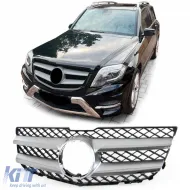 image-70-Sport grille black silver fits Mercedes GLK X204 facelift 12-15