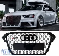 image-59-RS4 Style Front Grille suitable for Audi A4 B8.5 2013 - 2016!