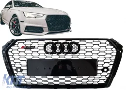 image-74-Front Grille RS4 Style suitable for Audi A4 B9 2016 - 2019!