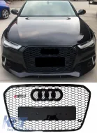 image-63-Front Grille RS6 Style suitable for Audi A6 C7 2013 - 2016!