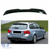image-54-Trunk spoiler suitable for BMW E91 / BMW E91 Black Gloss!