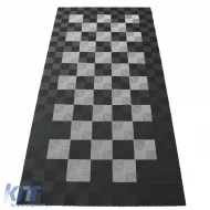 image-45-RAMROXX Performance Floor Tiles Garage Floor Floor 2.8mx5.6m Grey White Set2