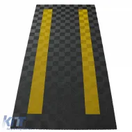image-59-RAMROXX Performance Floor Tiles Garage Floor Floor 2.8mx5.6m Grey Yellow Set4
