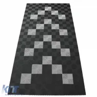 image-2-RAMROXX Performance Floor Tiles Garage Floor Floor 2.8mx5.6m Grey White Set1