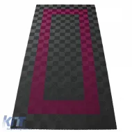 image-3-RAMROXX Performance floor tiles garage floor Floor 2.8mx5.6m grey pink Set3