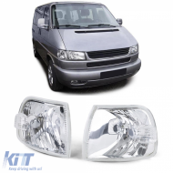 image-52-Clear glass front indicator turn signal set for VW Bus T4 GP Caravelle Multivan 1996-2003