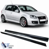 image-70-Sport side skirts gloss black fits for VW Golf 5 2003-2008