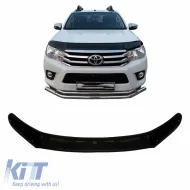 image-14-Hood Deflector suitable for Toyota Hilux 2015+ Black Color