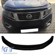image-33-Hood Deflector suitable for Nissan Navara 2015-2020 Black Color