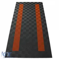 image-10-RAMROXX Performance floor tiles garage floor Floor 2.8mx5.6m grey orange Set4