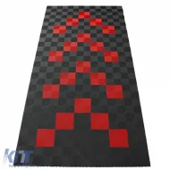 image-15-RAMROXX Performance Floor Tiles Garage Floor Floor 2.8mx5.6m Grey Red Set1