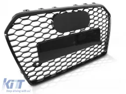 image-28-GRILLE SPORT GLOSSY BLACK PDC fits AUDI A6 C7 14-18