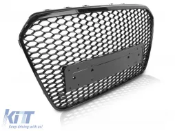 image-29-GRILLE SPORT GLOSSY BLACK PDC fits AUDI A6 C7 11-14